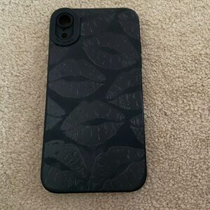 Lip print phone case
